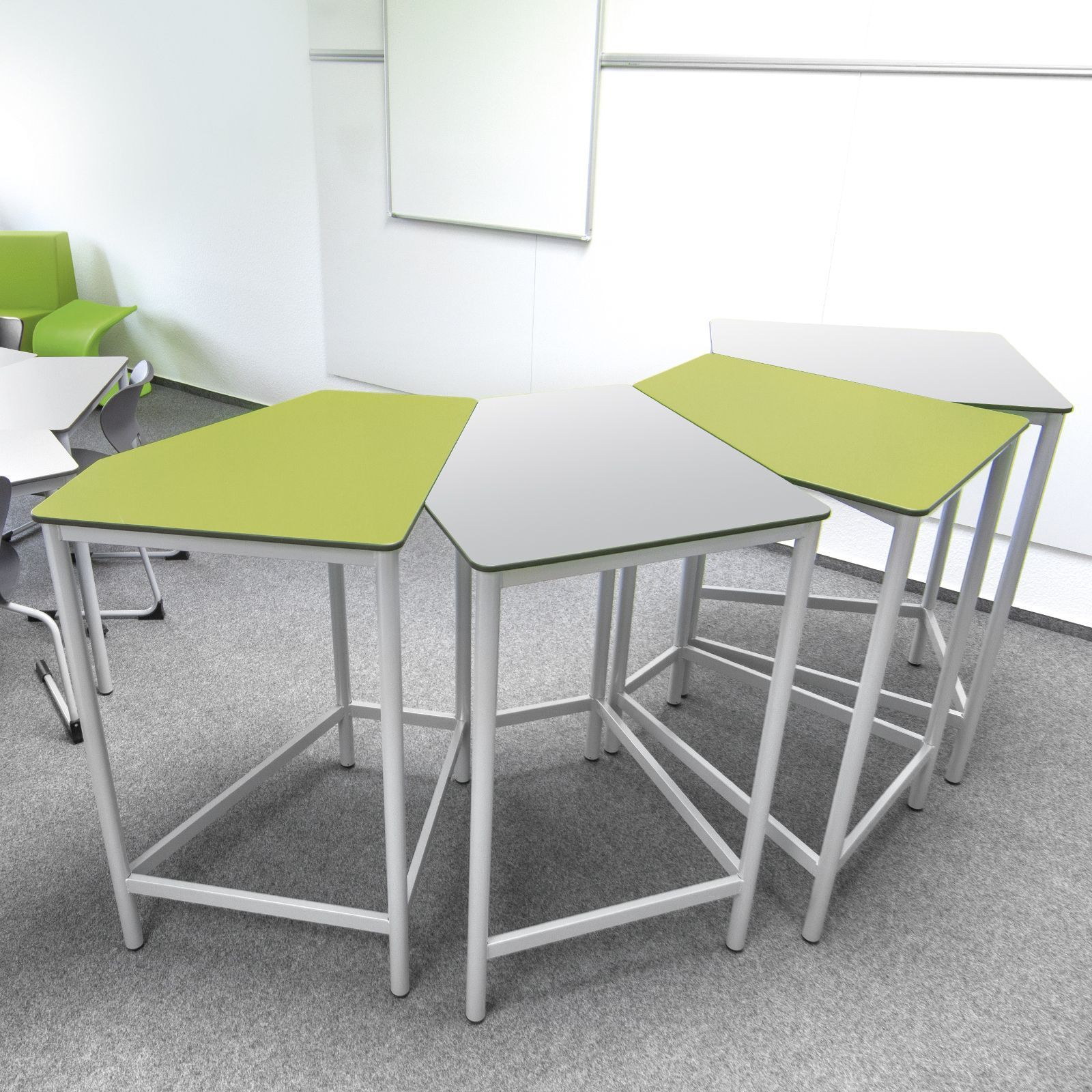 Table haute scolaire modulable EWT.5-ST - Table pour travail debout et assis-debout - école et entreprise_6