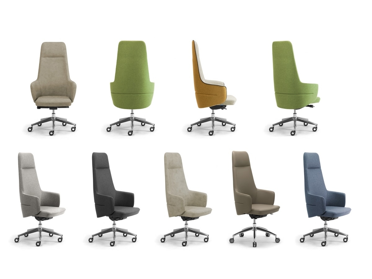 Fauteuil de direction luxe - Design élégant et ergonomique - Fabriqué en Italie - OPERA_6