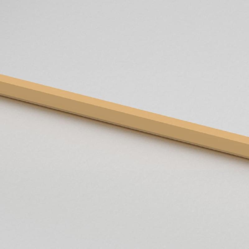 Vidaxl porte intérieure mince doré 76x201,5 cm verre trempé aluminium 155136_6