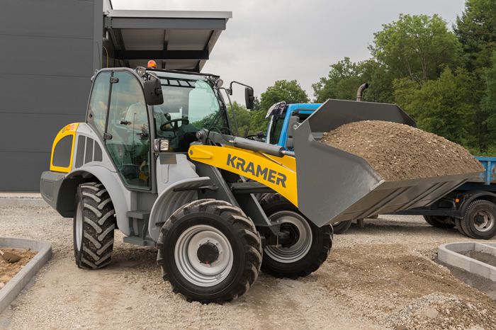 Mini-chargeuse Kramer 8105 - 5,5 tonnes - 100 ch - Cabine panoramique et traction optimisée_6