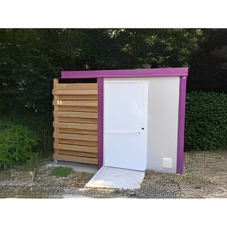 Cabine sanitaire polyvalente pour chantiers, collectivités et festivals