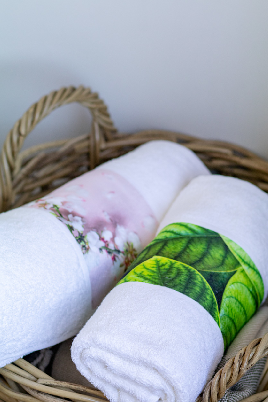 Serviette éponge 400 g/m² - 100% coton avec bord polyester pour impression sublimation - Quantité minimale 50 pcs_6