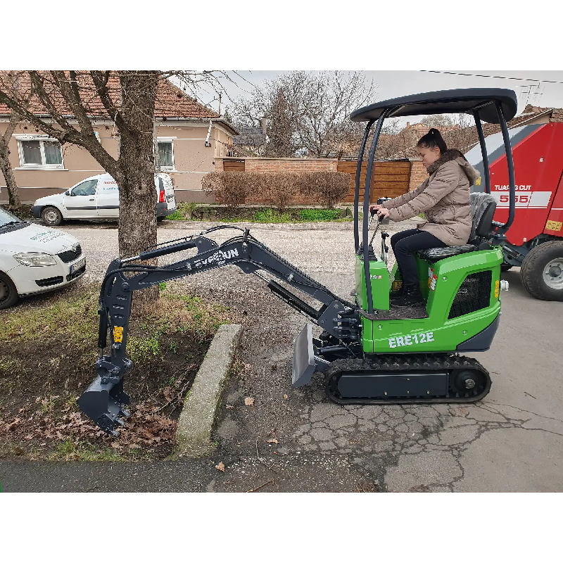 Mini Pelle LITHIUM Everun ERE12E + 3 Godets Offerts - Zero Emission_6