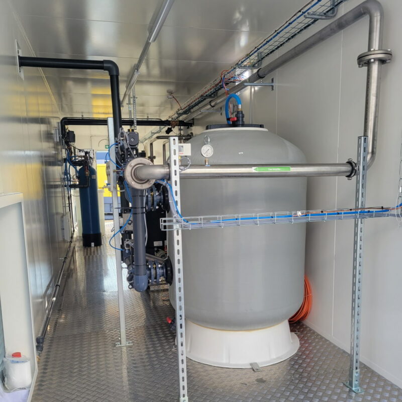 Système de recyclage des eaux de lavage transportable avec cuve 2000 L  -Débit jusqu'à 10 m3/h - CYCLA 10_6