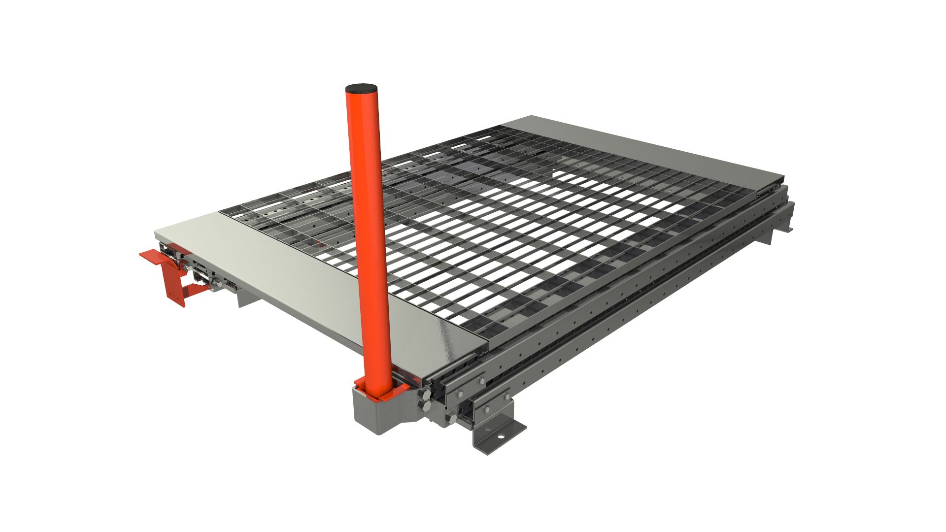 Tiroir à palette STOCK3P - ouverture télescopique 100%, à fixer au sol, charge max 1000 kg_6