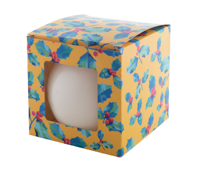 Bougie boule inodore - emballage cadeau en papier cartonné - impression digitale incluse_6