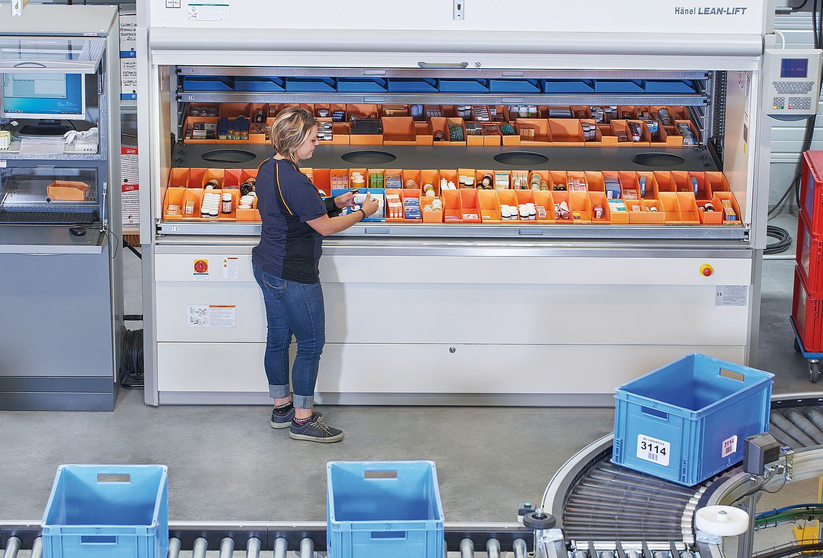 Tour de stockage Hanel LEAN-LIFT®, magasin souple, efficace et rentable pour la gestion des stocks_6