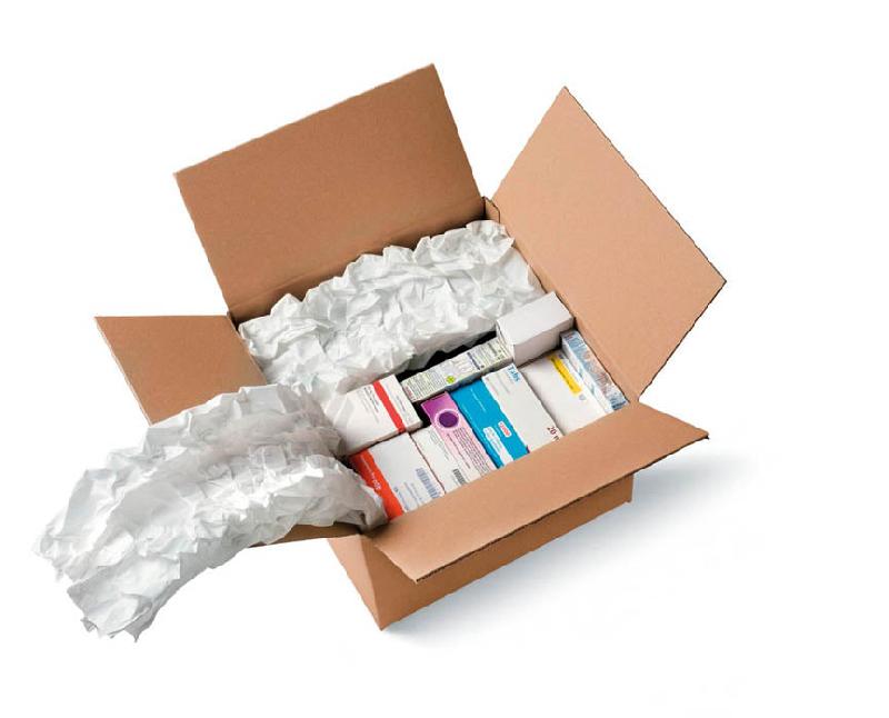 Papier froissé pour machine Paper+ Track - 252159 – 400 mm x 280 m - Kraft brun_6