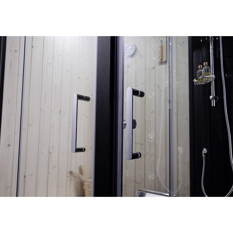 SAUNA DOUCHE HAMMAM BOREAL® SH180-G BLACK GAUCHE_6