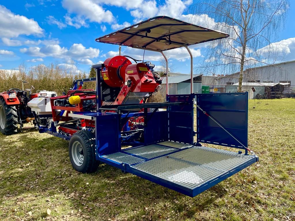 Récolteuse de précision pour fruits à faible taux d'impuretés