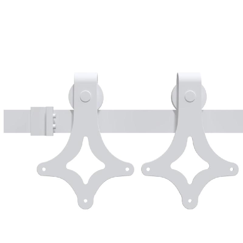 Vidaxl porte coulissante et kit de quincaillerie 95x210 cm pin massif 3203183_6