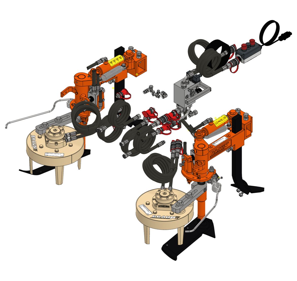 Outils modulaires hydrauliques pour intercep Braun LUV_6