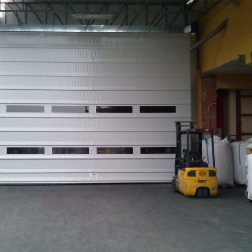 Porte industrielle à empilement rapide - structure solide anti-insectes et résistante aux chocs - VertiGO Green_6