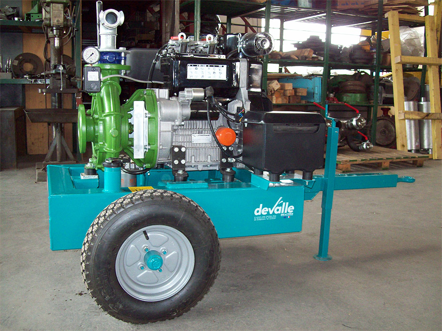 Équipement de pompage pour maraîchage mono et bicylindre