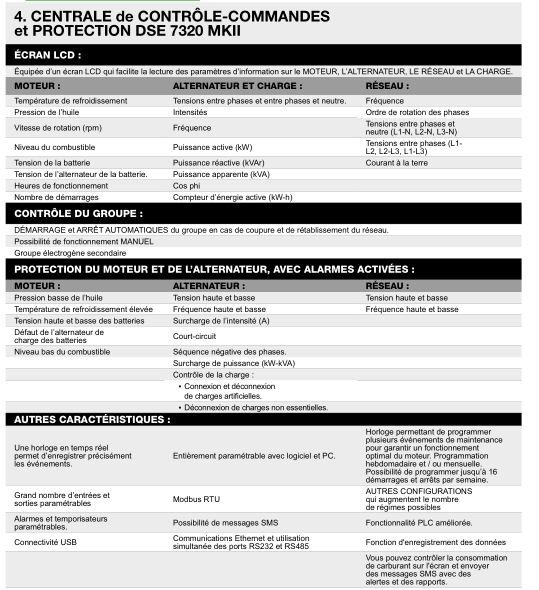 AP-1400 50 Hz - Triphasé - Groupe électrogène en container - 1350,0 kVA - Moteur Perkins - Alternateur Stamford_6