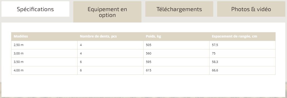 Décompacteur agricole HE-VA conçu pour des sols variés