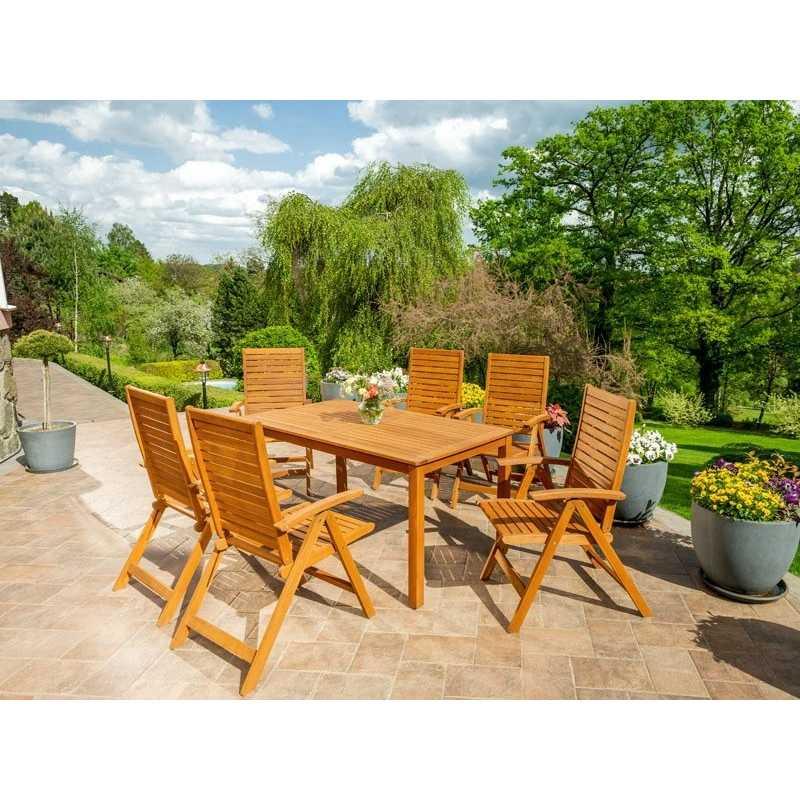 Table de jardin orlando bois d'eucalyptus – MTF – rectangulaire – 2nab2165_6