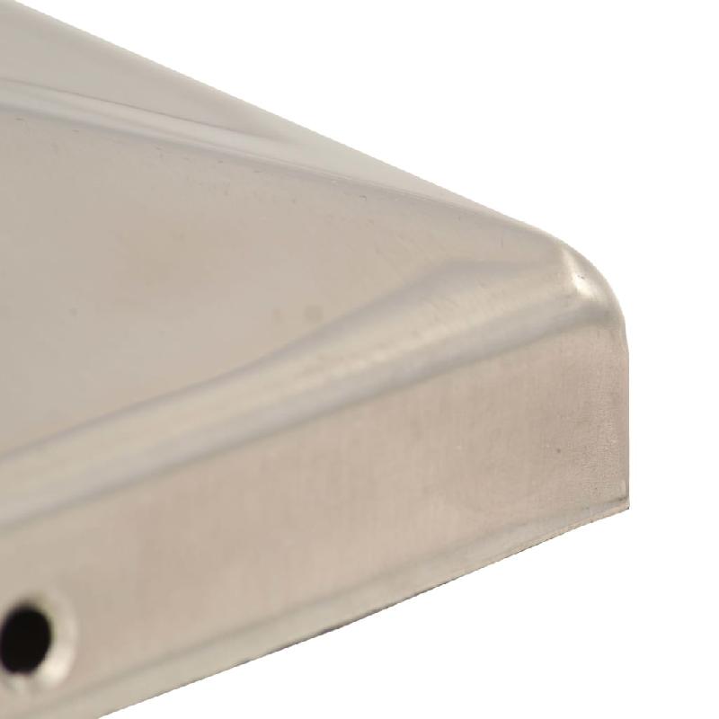 Vidaxl bouchons de poteau de clôture pyramidaux 6 pcs inox 101x101 mm 145488_6
