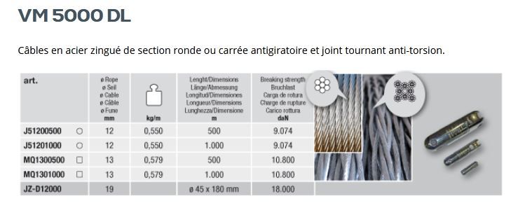 VM 5000 DL - Treuil hydraulique pour câbles souterrains - Volta - Tirage max. 5500 daN avec moteur diesel_6