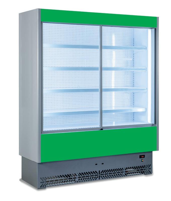 Vitrine Murale Laquée 1600mm P.650 Avec Portes Coulissantes - VULCANO_6