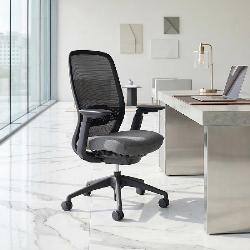 Fauteuil ergonomique synchrone avec accoudoirs iris - sans têtière_6