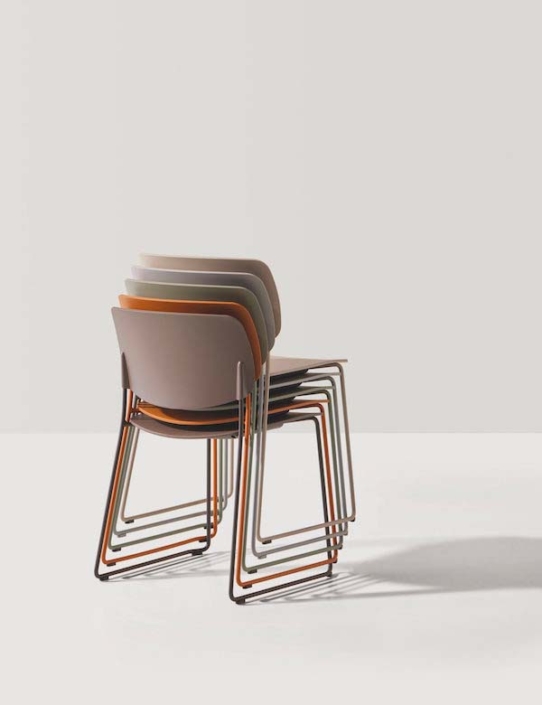 Chaise  de  collectivité modulable et polyvalent : une solution d'assise raffinée et ergonomique_6