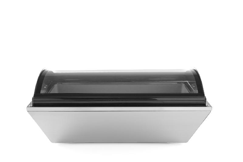Vitrine de table à salade réfrigérée 8xGN1/6 positive 67L HENDI_6