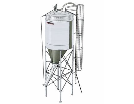 Silo GT et GTN - Aliment du bétail - Capacité 6 à 40m3 - Diamètres Ø2325 ou Ø2700_0