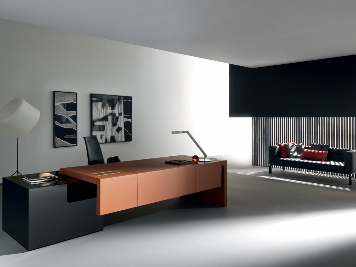 Bureau de direction haut de gamme réglable en hauteur - KYO - Design italien avec finitions exclusives_6