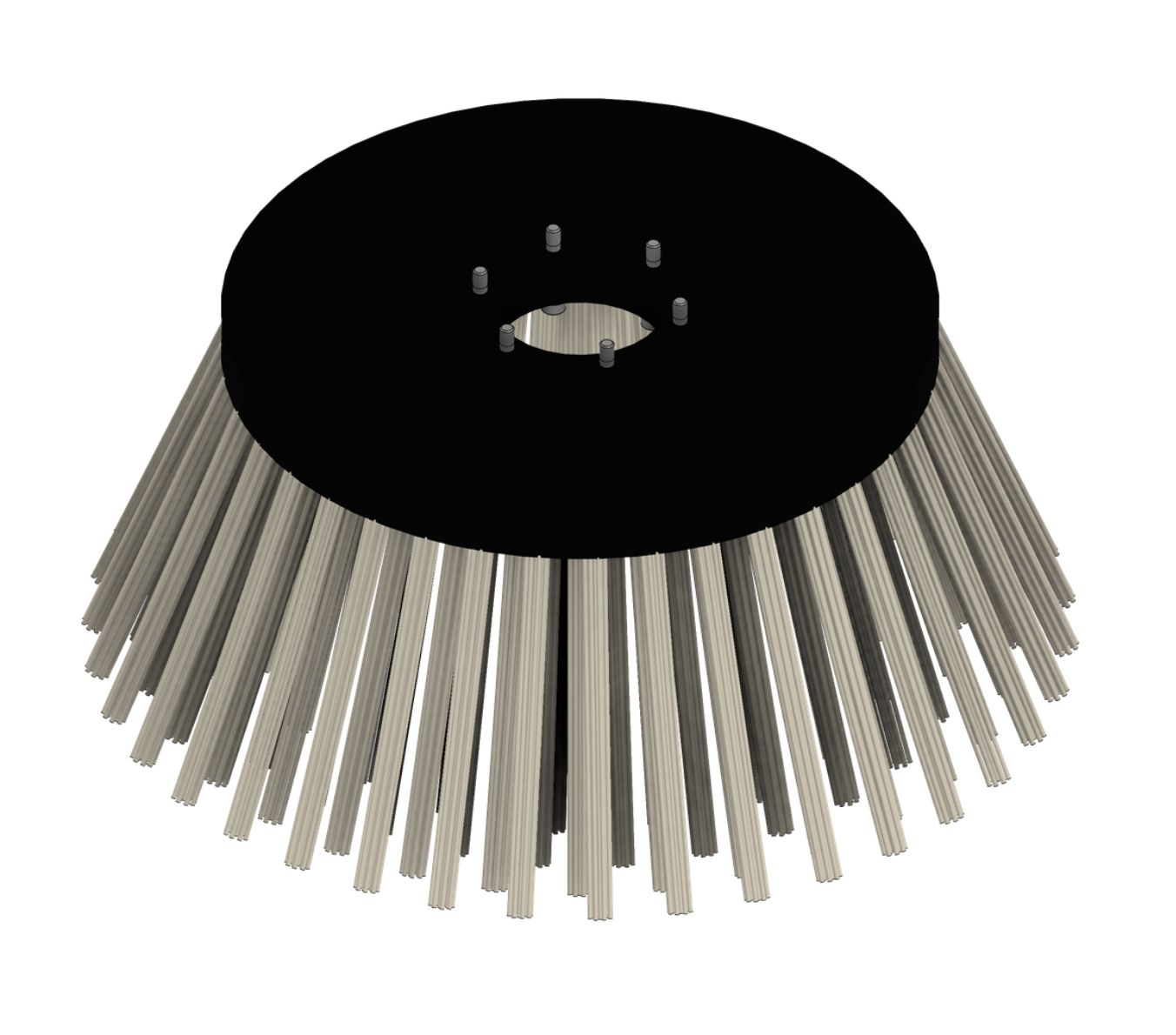 Herse rotative modulaire avec brosses de désherbage - compatible intercep Braun LUV et support pivotant mécanique modulaire_6