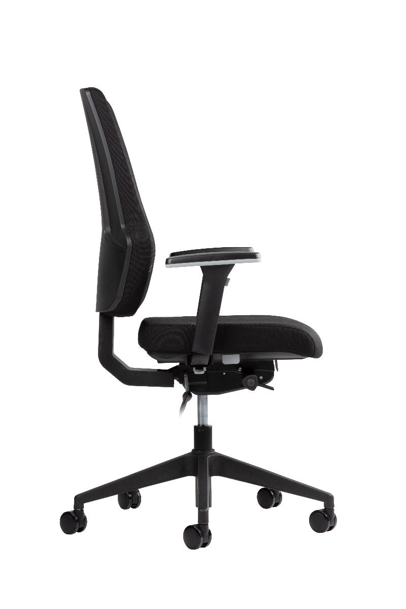 Chaise de bureau ergonomique et professionnelle - THECHAIR avec appui-tête réglable en option, soutien lombaire et accoudoirs 4D_6