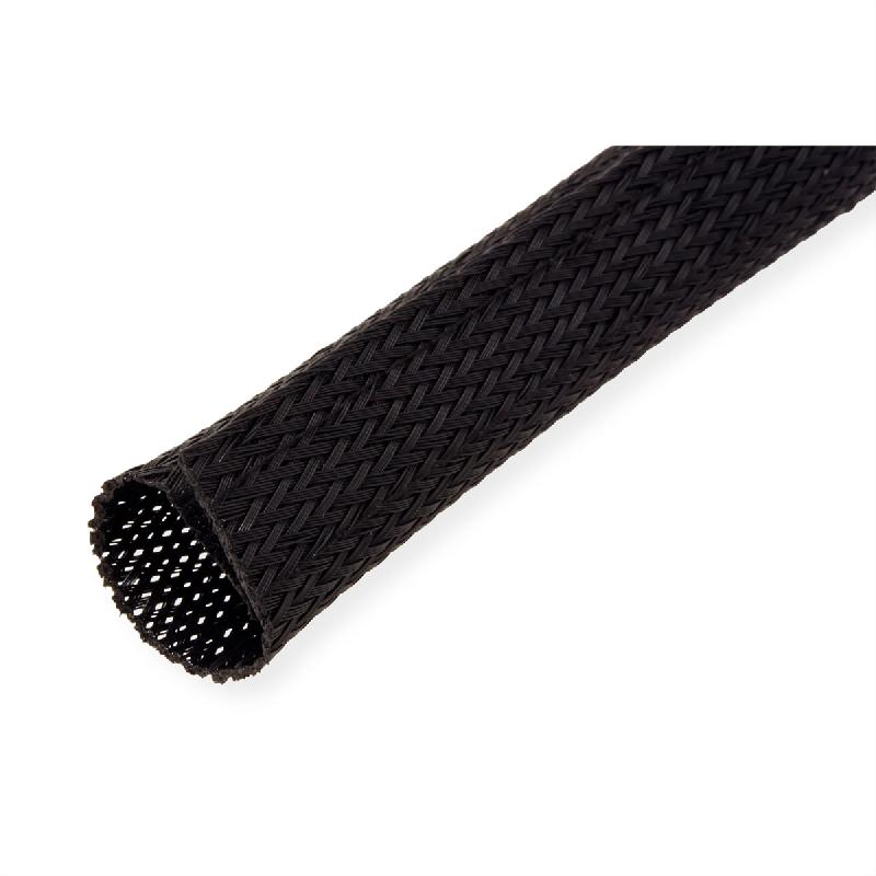 ROLINE Tuyau passe-câbles en PVC, noir, 2,5 m_6