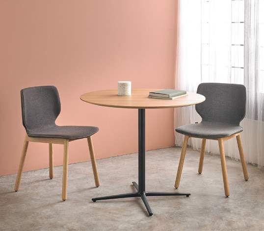 Chaise NIMES - coque bois en hêtre, chêne ou noyer - design YONOH - piètements variés_6