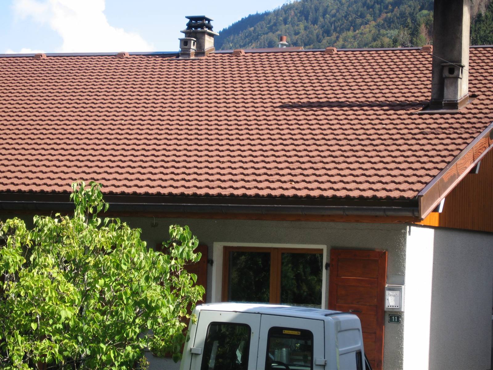 Tuiles métalliques à faible galbe - revêtement en pierre naturelle - GERARD® CLASSIC_6