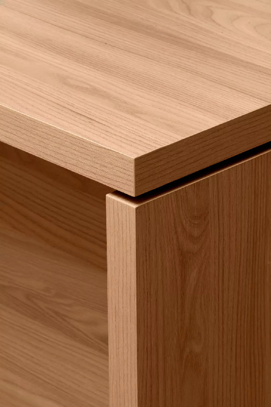 Bureau Exécutif design italien et meuble de service 2 caissons 3 tiroirs - 2 modules ouverts So Terra_6