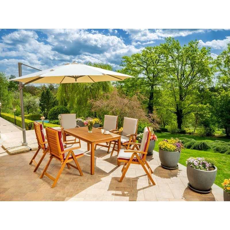 Parasol déporté borneo ø350 cm – MTF – toile grise avec poignée – 2naz0241_6