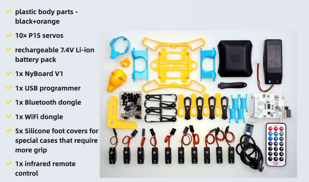 KIT ROBOT CHIEN MINI STEM LOISIR OPEN SOURCE BITTLE PETOI OPENCAT À MONTER ET À PROGRAMMER_6