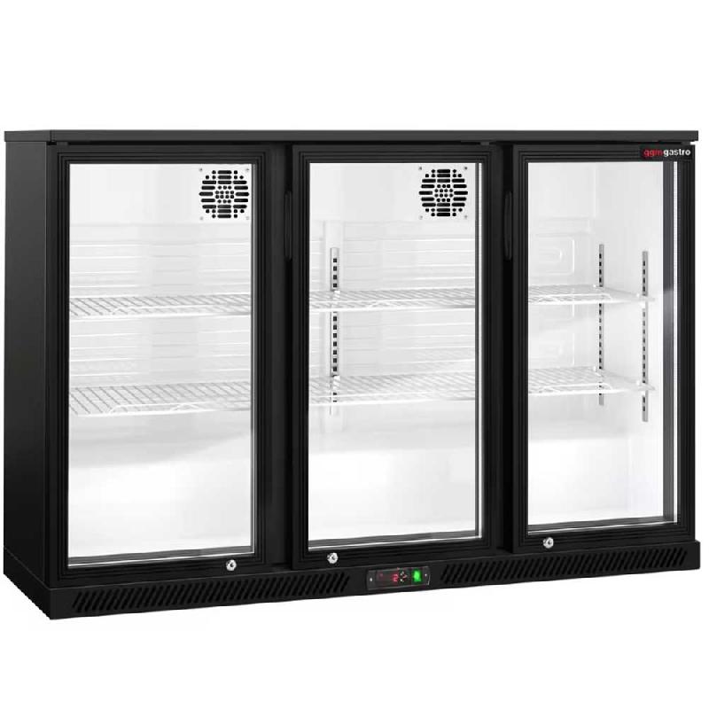 Arrière-bar réfrigéré 3 portes battantes vitrées - 320 litres | BKTG3SN_6