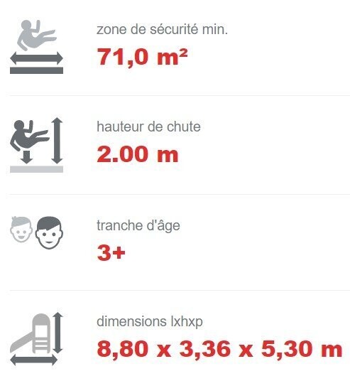 Jeu multi tours en acier inoxydable - Aire de jeux conforme EN1176 - Référence BT11023_6