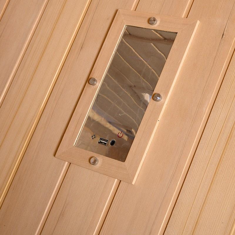 SAUNA COMBI BOREAL® ELÉGANCE PRO 6 - 200X200 INFRAROUGE + VAPEUR_6