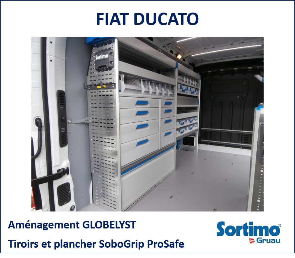 Rangements professionnels pour utilitaire Fiat Ducato