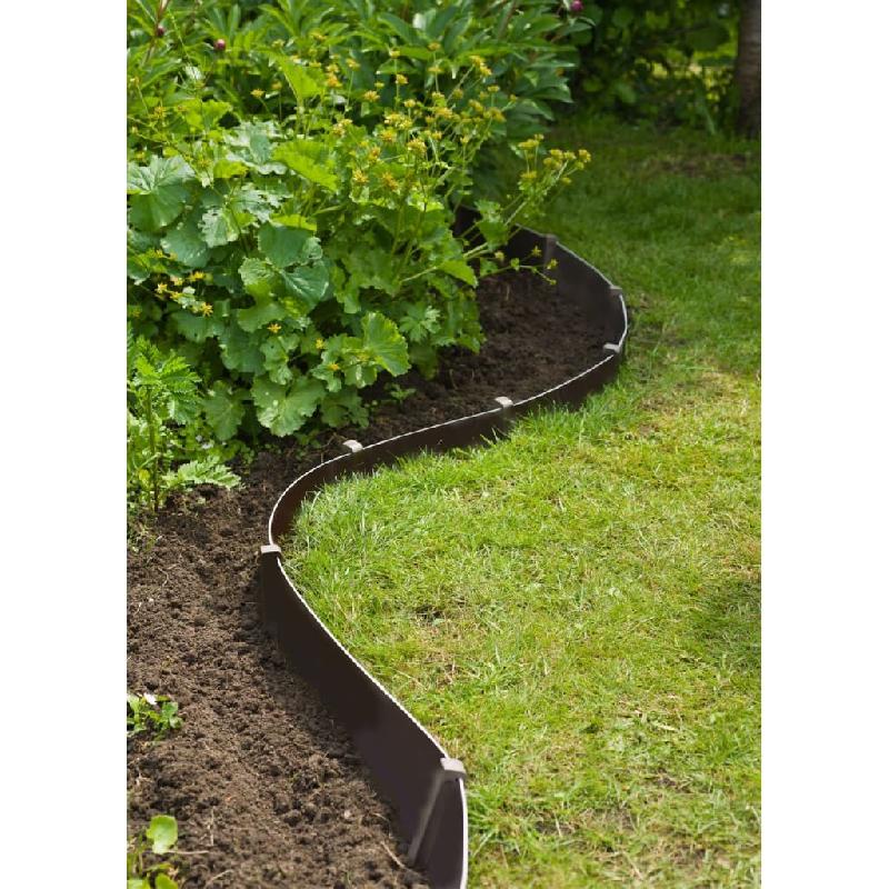 Nature bordure de jardin 0,075x10 m 3 mm noir 446389_6