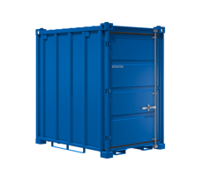 Conteneur de stockage CONTAINEX - capacité jusqu'à 10 tonnes - peinture KTL résistante - équipements variés_6