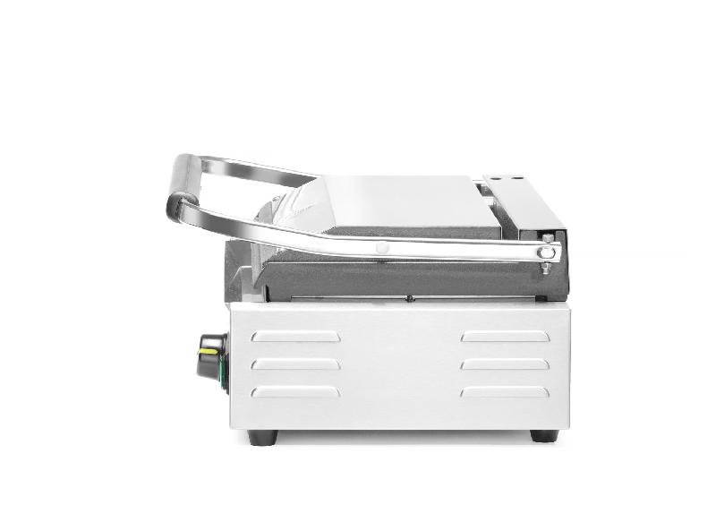 Grill de contact Panini 1/2 rainuré 1/2 lisse 340x230mm HENDI_6