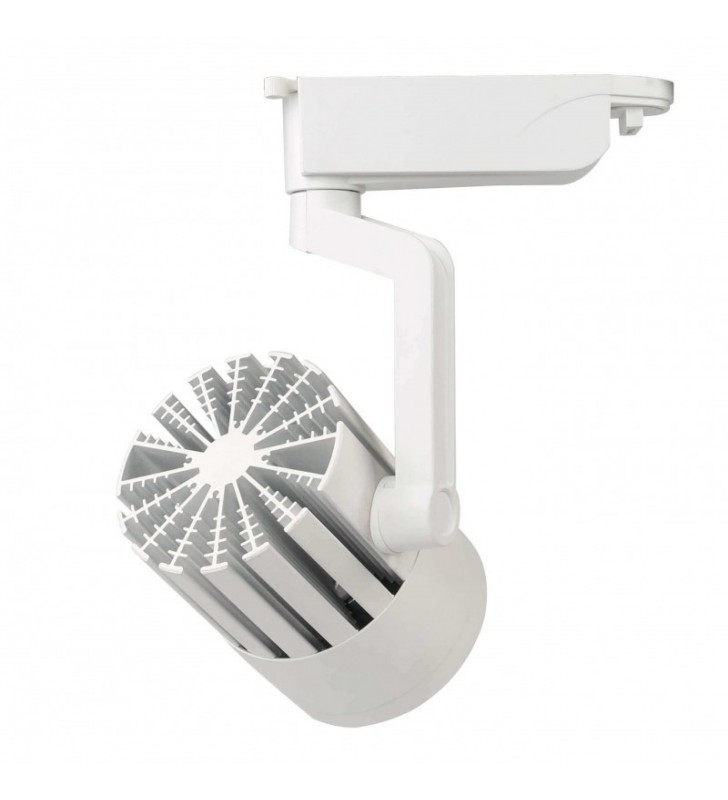 Spot LED 30W ROMA monophasé pour rail - 35° - lentille double effet - réf 4762c2_6