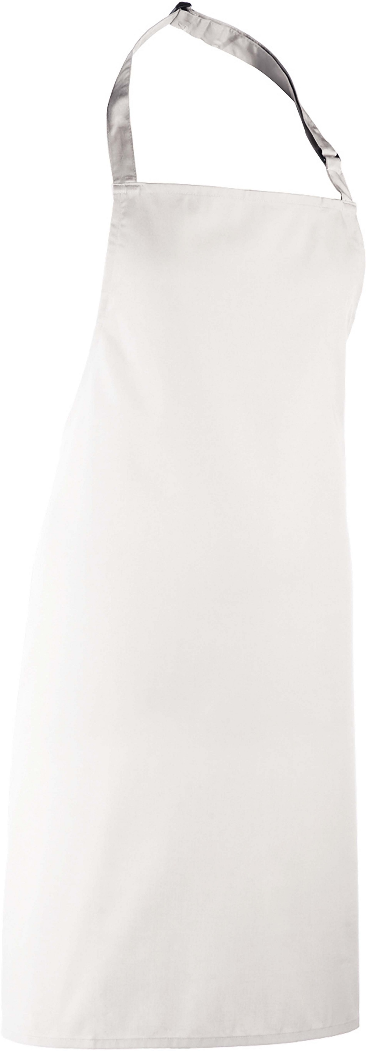 Tablier long à bavette - Plusieurs coloris disponibles - Modèle PR150 - Taille réglable - 65% polyester et 35% coton sergé_6