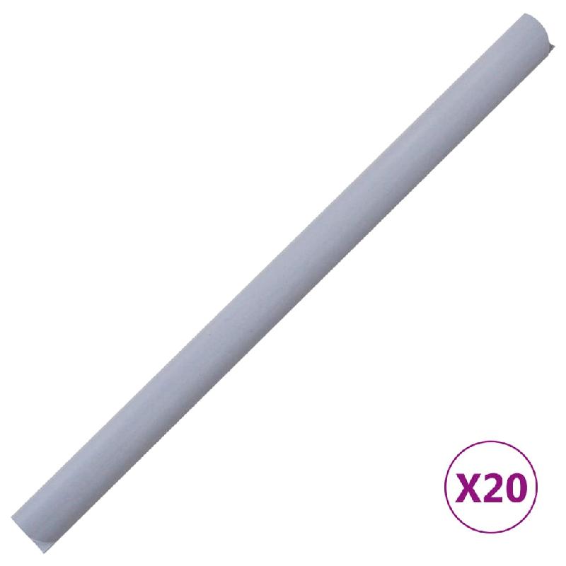 Vidaxl écran d'intimité de jardin pvc 35x0,19 m gris clair mat 147871_6