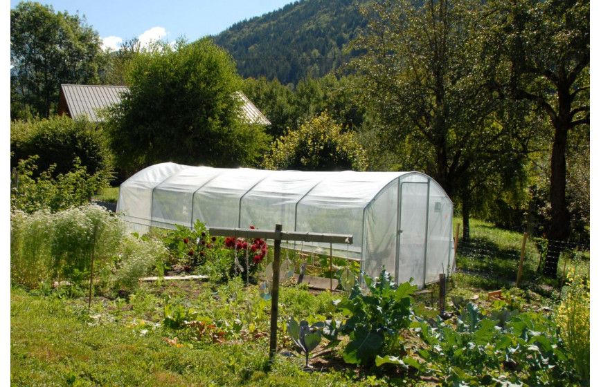 Serre tunnel pied droit pour une meilleure optimisation d'accès aux cultures  - 4 SAISONS_6