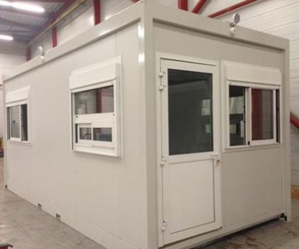 Bâtiment modulaire 6036 x 2926 x 2930 - Structure galvanisée juxtaposable, superposable R+2 - BTS / OSR 18 RT 2005_6