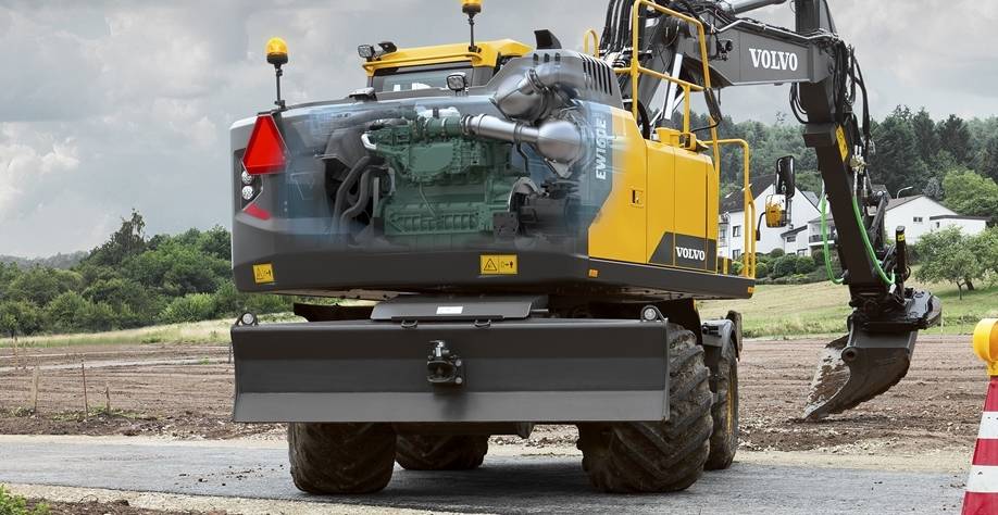 EW180E PELLES HYDRAULIQUES MOYENNES SUR PNEUS VOLVO 18 200 - 20 300 KG / 129 KW_6